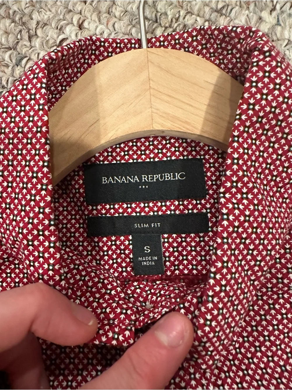 Banana Republic Slim Fit Short-Sleeve Button-Up Shirt